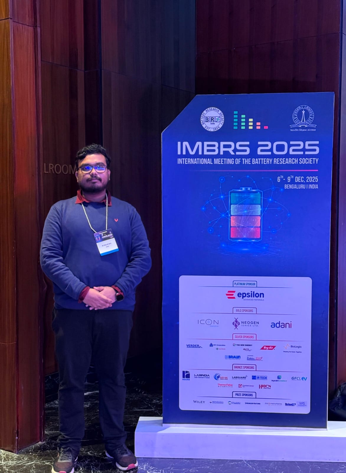 Gautham in IMBRS 2025